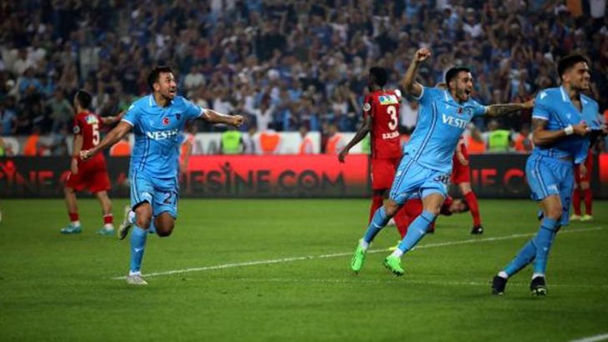 Trabzonspor, Gaziantep FK maçında gol yağmuru! 90+8'de 5.gol geldi