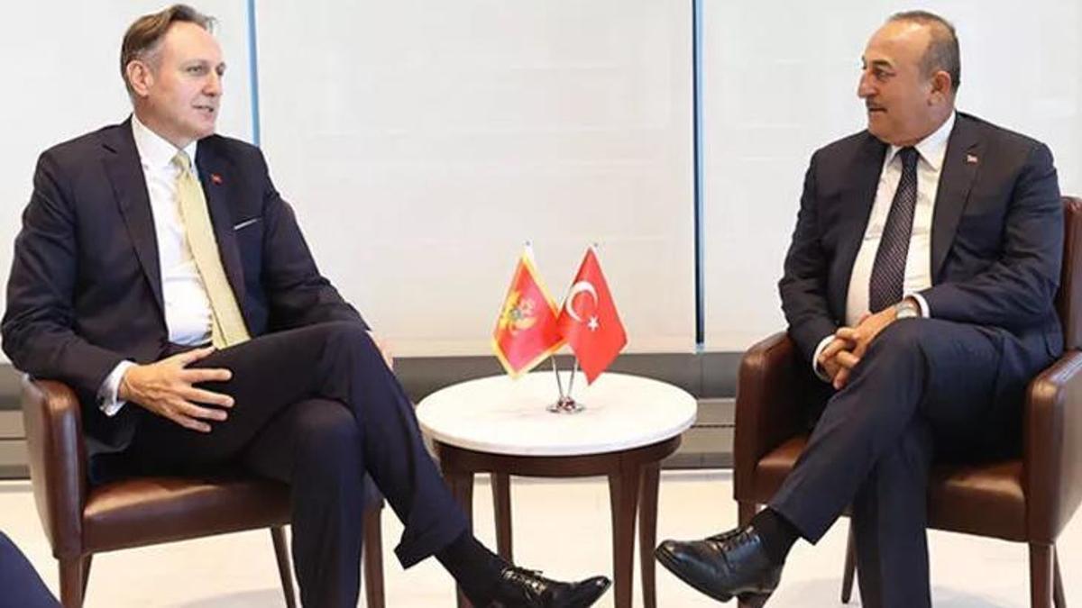 Bakan Çavuşoğlu, Karadağ Dışişleri Bakanı ile görüştü