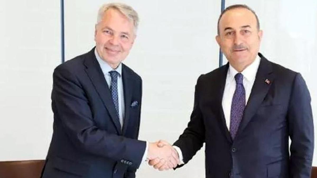 Bakan Çavuşoğlu, Finlandiyalı mevkidaşı Haavisto ile görüştü
