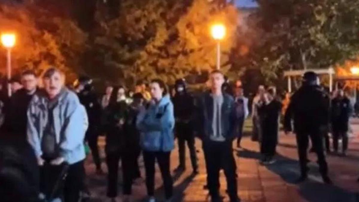 Rusya'da seferberlik protestosu