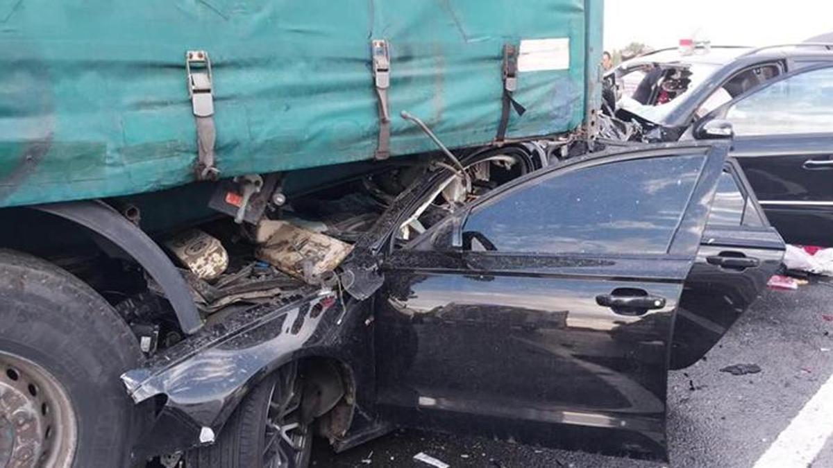 Nevşehir’de dolu yağışı zincirleme kazaya neden oldu: 2 ölü, 8 yaralı