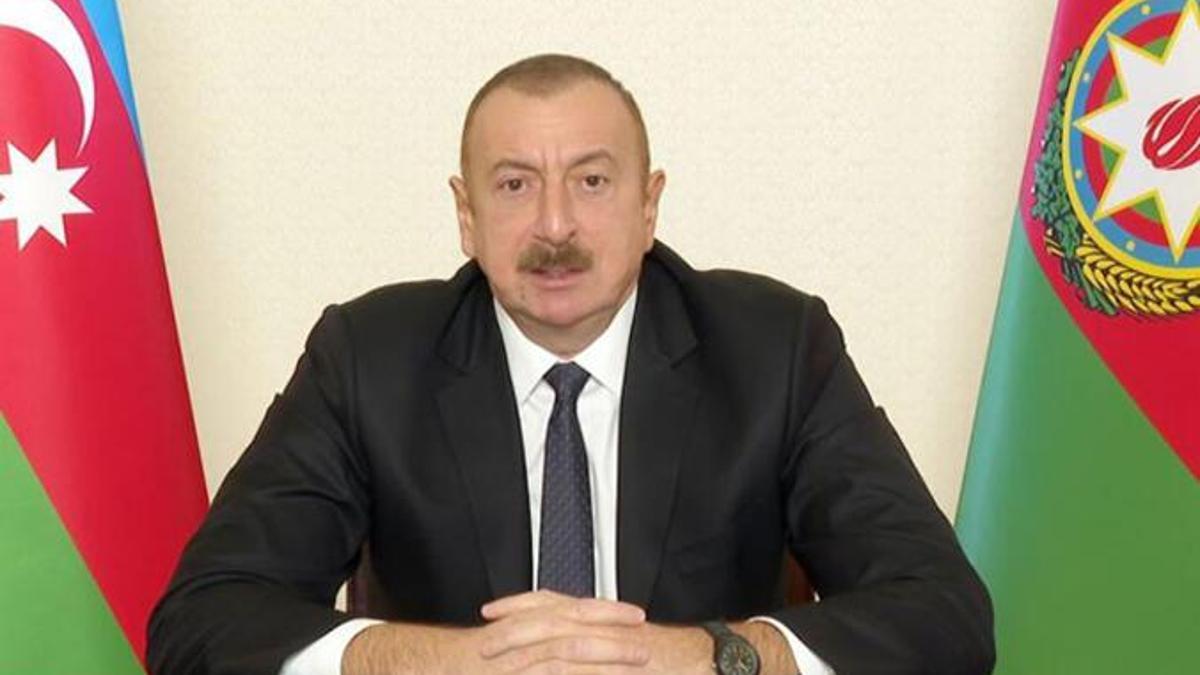Aliyev: Ermenistan'ın barış istemediğini ve hala intikamcı fikirlerle yaşadığını görüyoruz