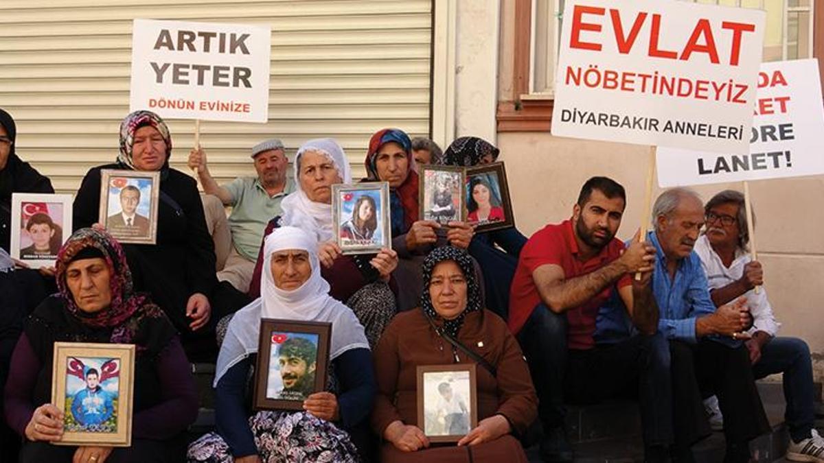 Diyarbakır'da evlat nöbetindeki aile sayısı 310 oldu