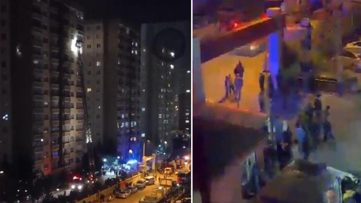 Ankara'da 15 katlı apartmanın 13'üncü katında yangın: 1 ölü