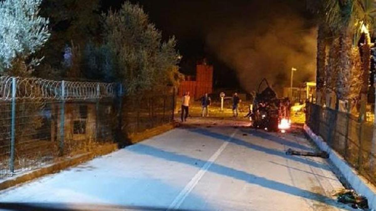 Mersin'de polisevi yakınında patlama