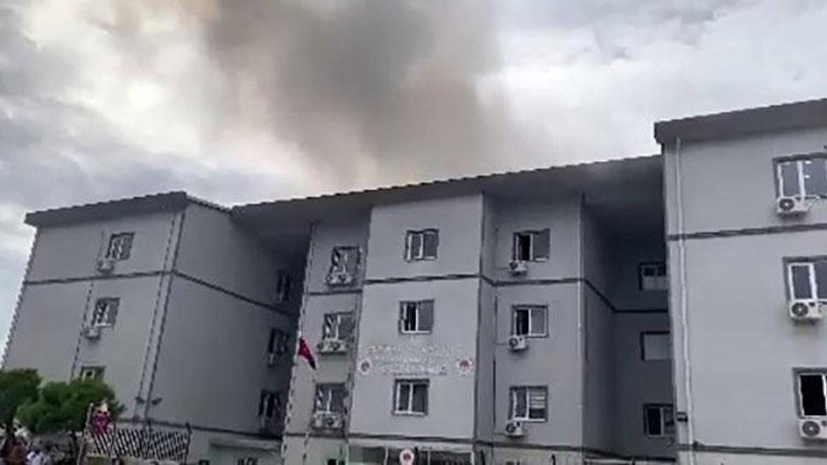Büyükçekmece Adliyesi'nin ek hizmet binasında yangın