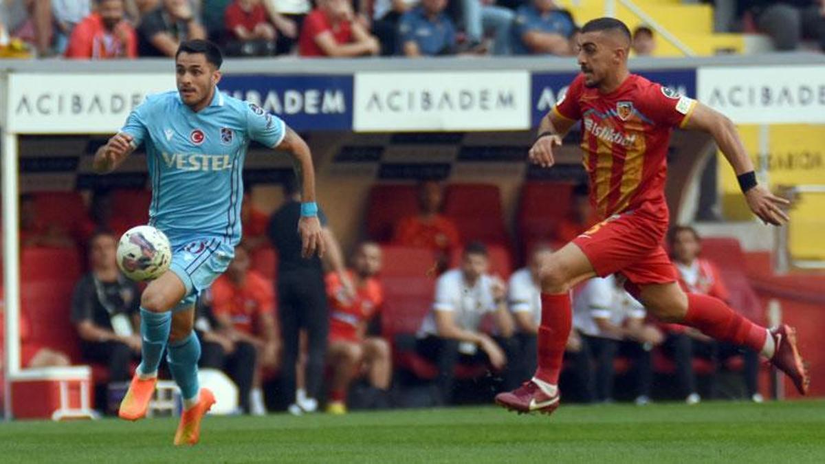 Kayserispor - Trabzonspor maçında 3 gol ve 1 penaltı vardı