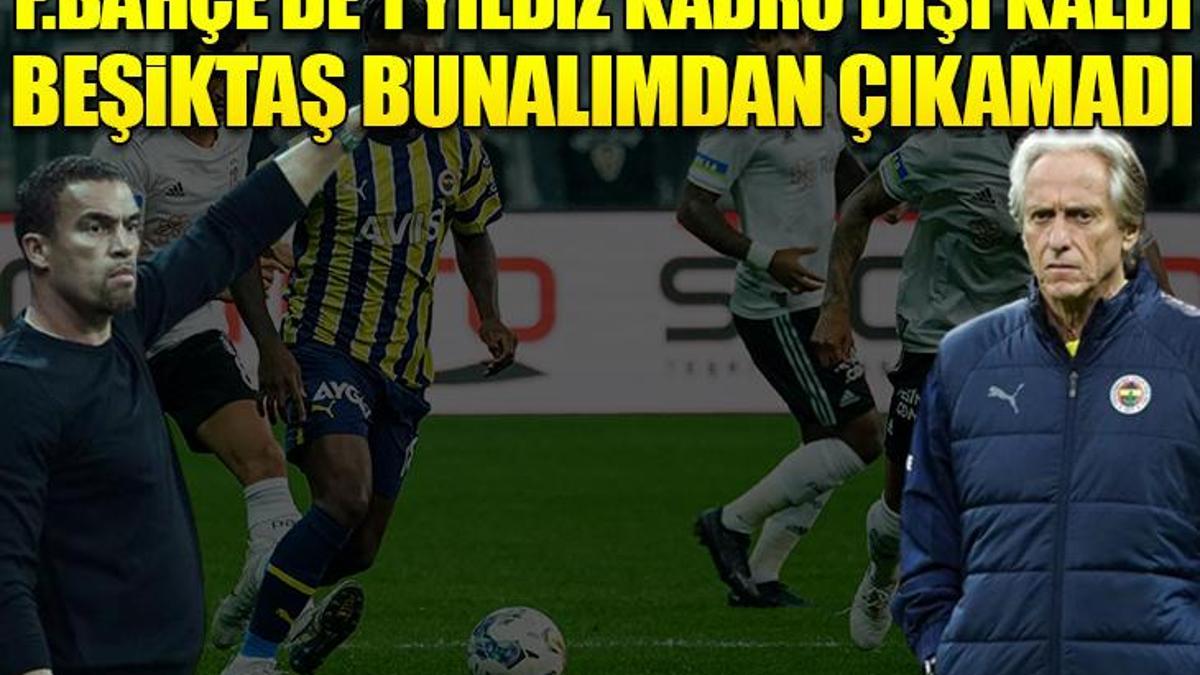 Derbi sona erdi! Beşiktaş: 0 Fenerbahçe: 0