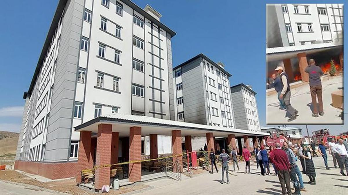 Öğrenci yurdunda yangın çıktı! 40 öğrenci tahliye edildi