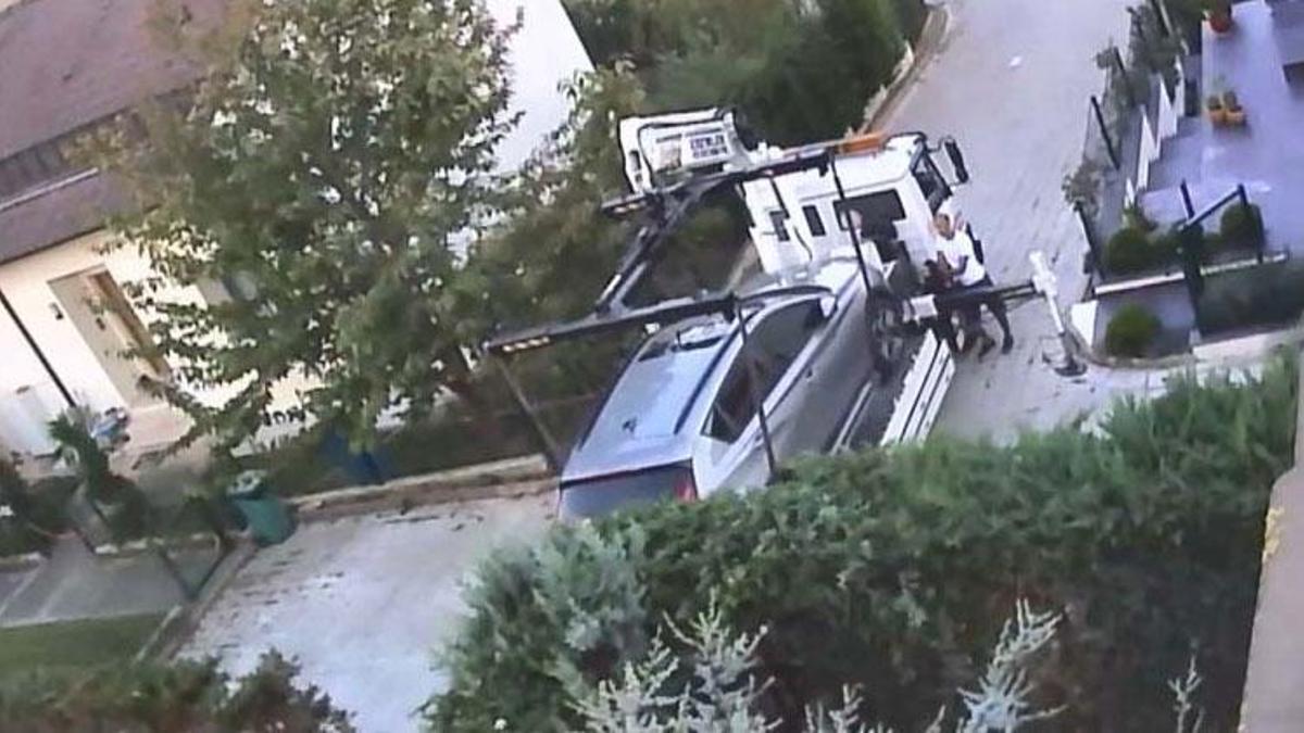 Sarıyer'de lüks sitede komşuların park yeri anlaşmazlığı! Görüntüleri izleyince hayatının şokunu yaşadı