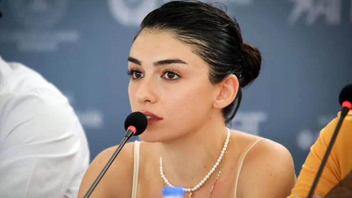 Hazar Ergüçlü, sevgilisinin filminde hem yapımcı hem oyuncu oldu!