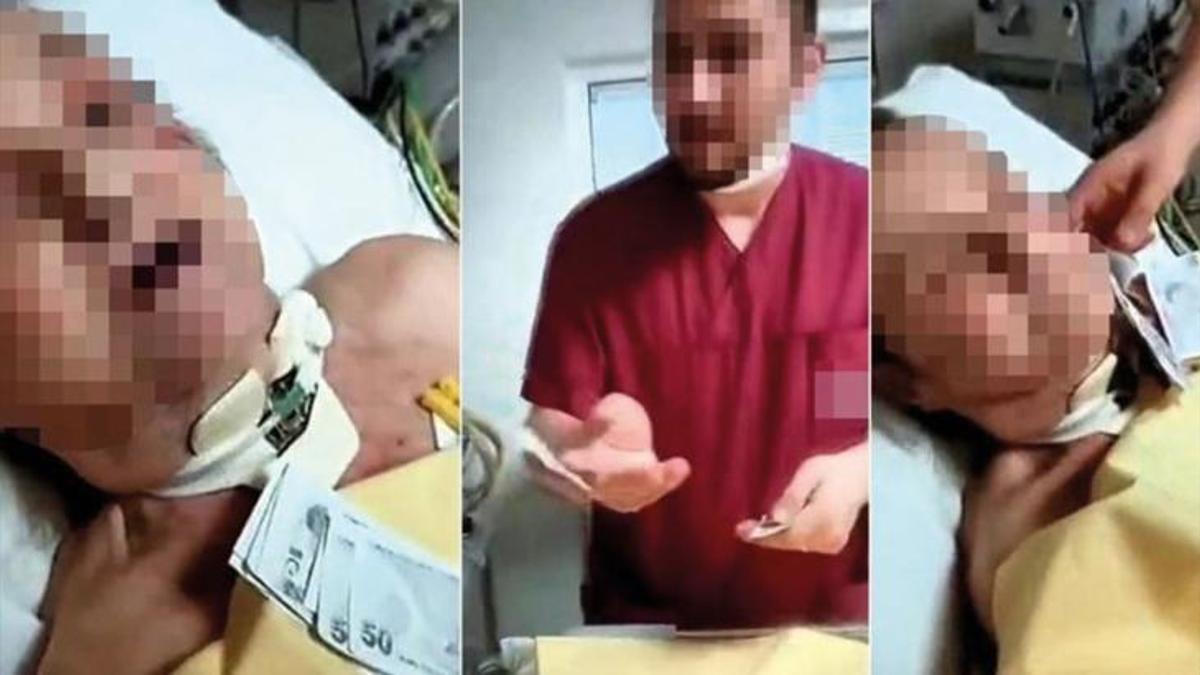 Hastanede skandal! Yaşlı kadına 'böbreğinin karşılığı' deyip yüzüne para saçtılar