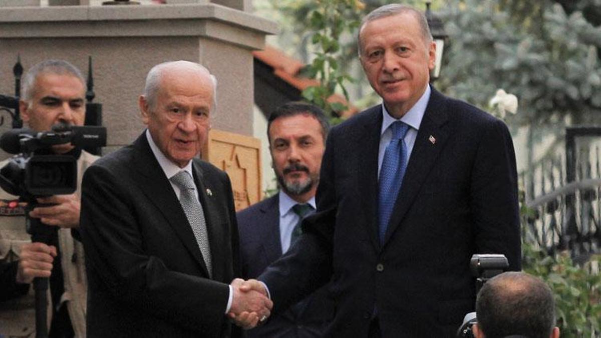 Cumhurbaşkanı Erdoğan ile Bahçeli arasında önemli görüşme