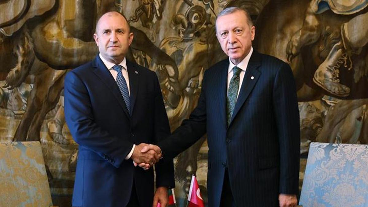 Cumhurbaşkanı Erdoğan, Bulgaristan Cumhurbaşkanı Radev ile görüştü