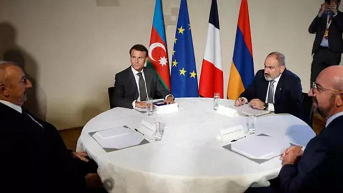 Aliyev, Paşinyan, Macron ve AB Konseyi Başkanı Michel'den Prag'da dörtlü zirve