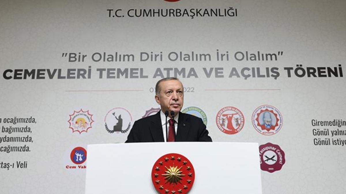 Cumhurbaşkanı Erdoğan: Alevi-Bektaşi toplumu için kurumsal bir yapı kuruyoruz