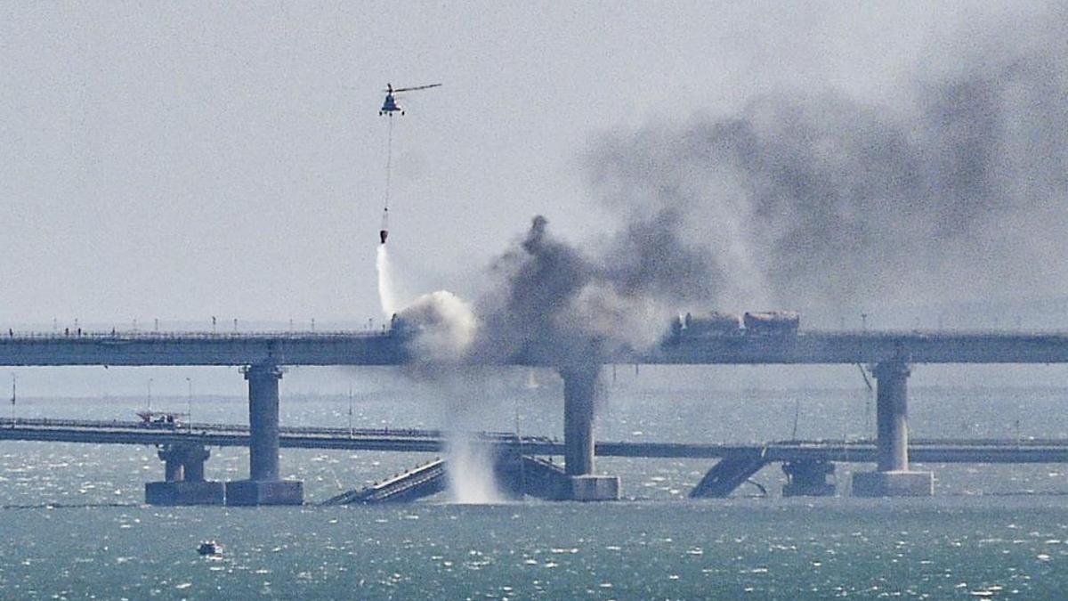 Kırım Köprüsü'ne düzenlenen bombalı saldırının failleri tespit edildi
