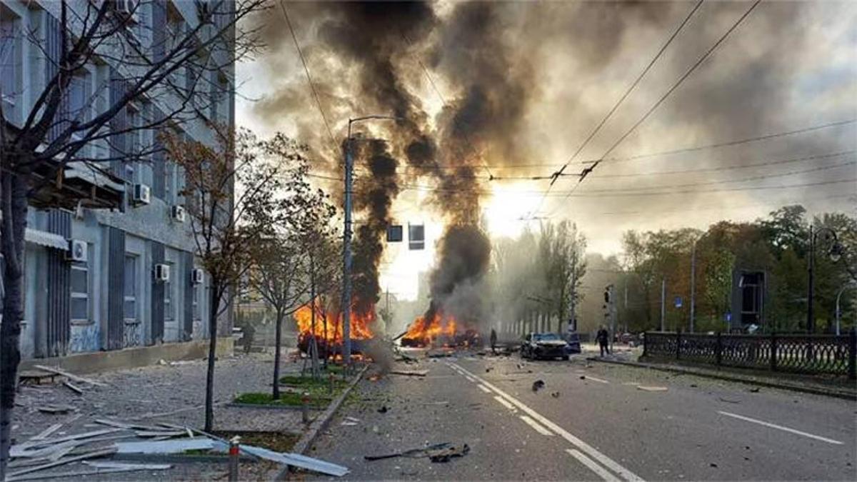 Kiev'de 3 büyük patlama!