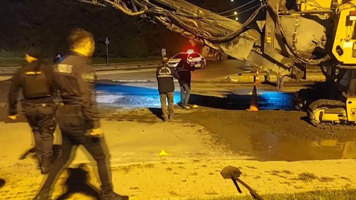 Ümraniye’de yol bakım işçilerine silahlı saldırı: 1 yaralı
