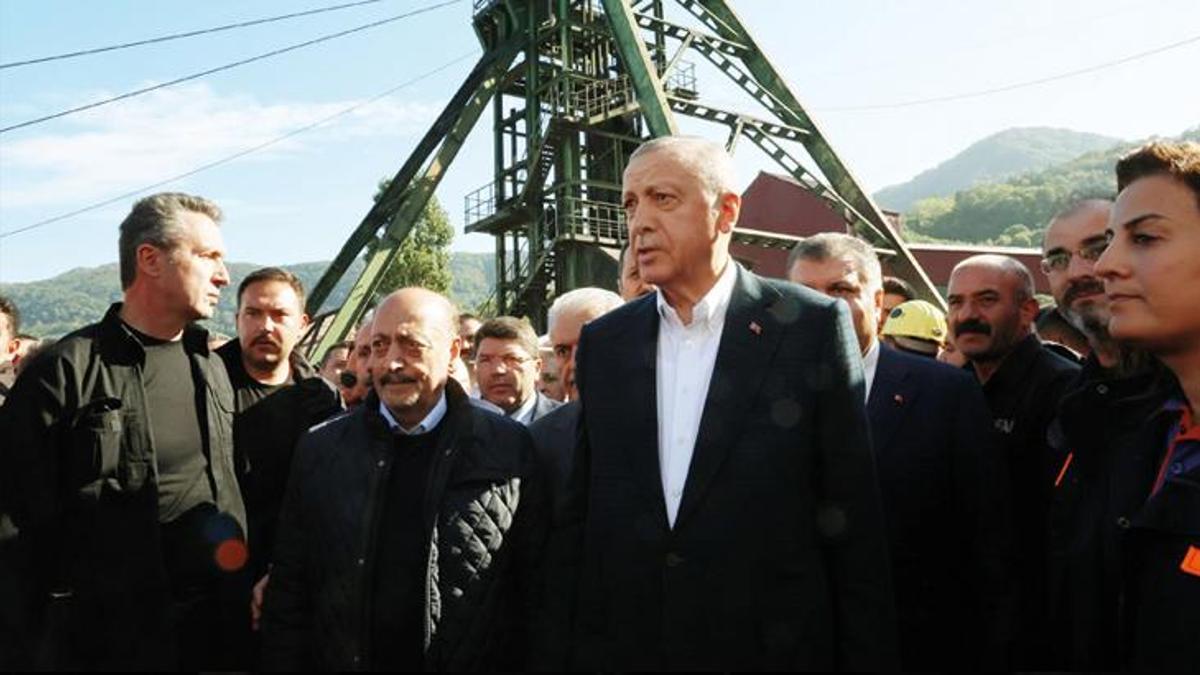 Cumhurbaşkanı Erdoğan maden bölgesinde! Can kaybı 41'e yükseldi