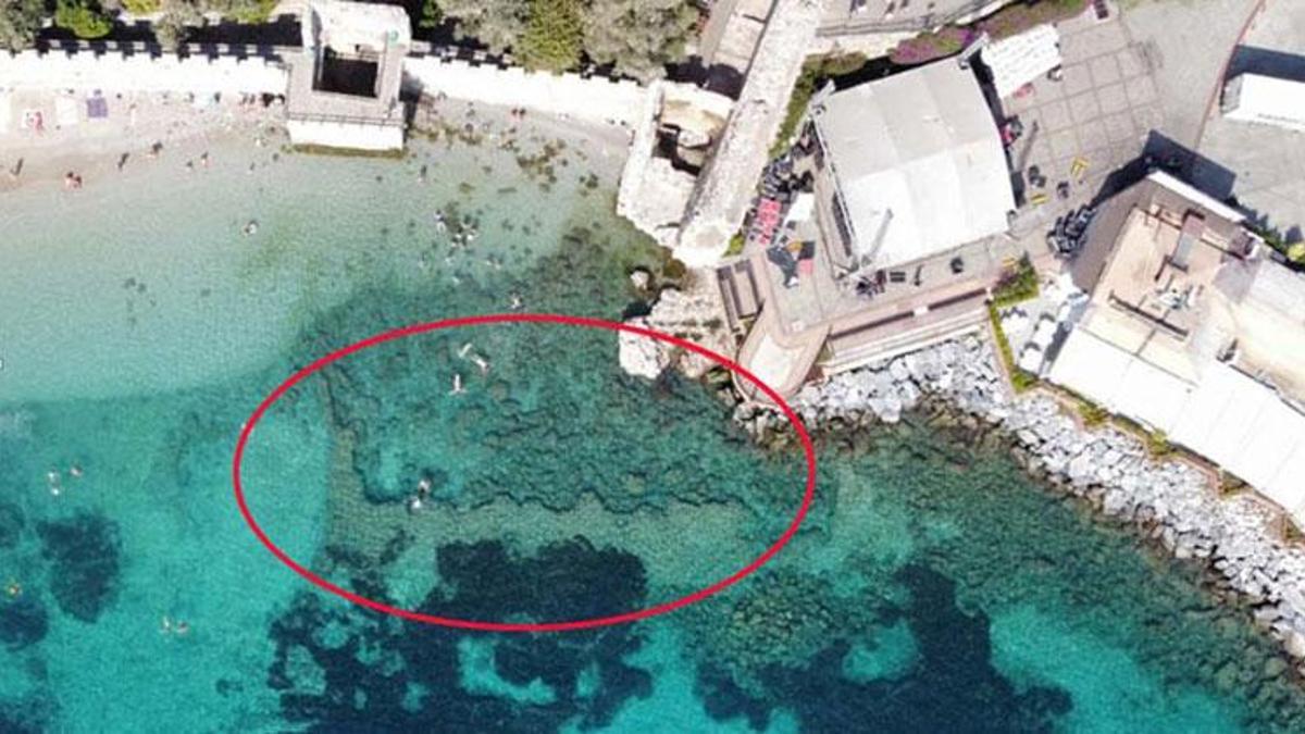 Alanya Kalesi'nde büyük keşif sert dalgalarla ortaya çıktı