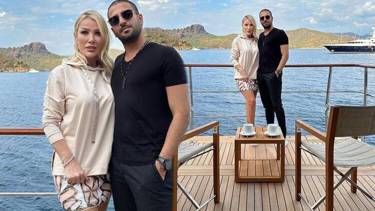 Seda Sayan ve Çağlar Ökten'den tatil pozu!