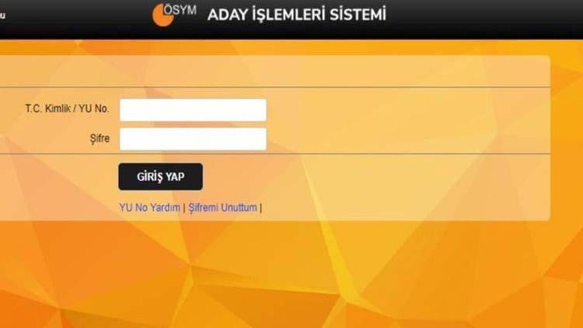 ÖSYM şifre alma-ÖSYM şifremi unuttum! ÖSYM şifresi nasıl alınır, şifre yenileme nasıl yapılır?