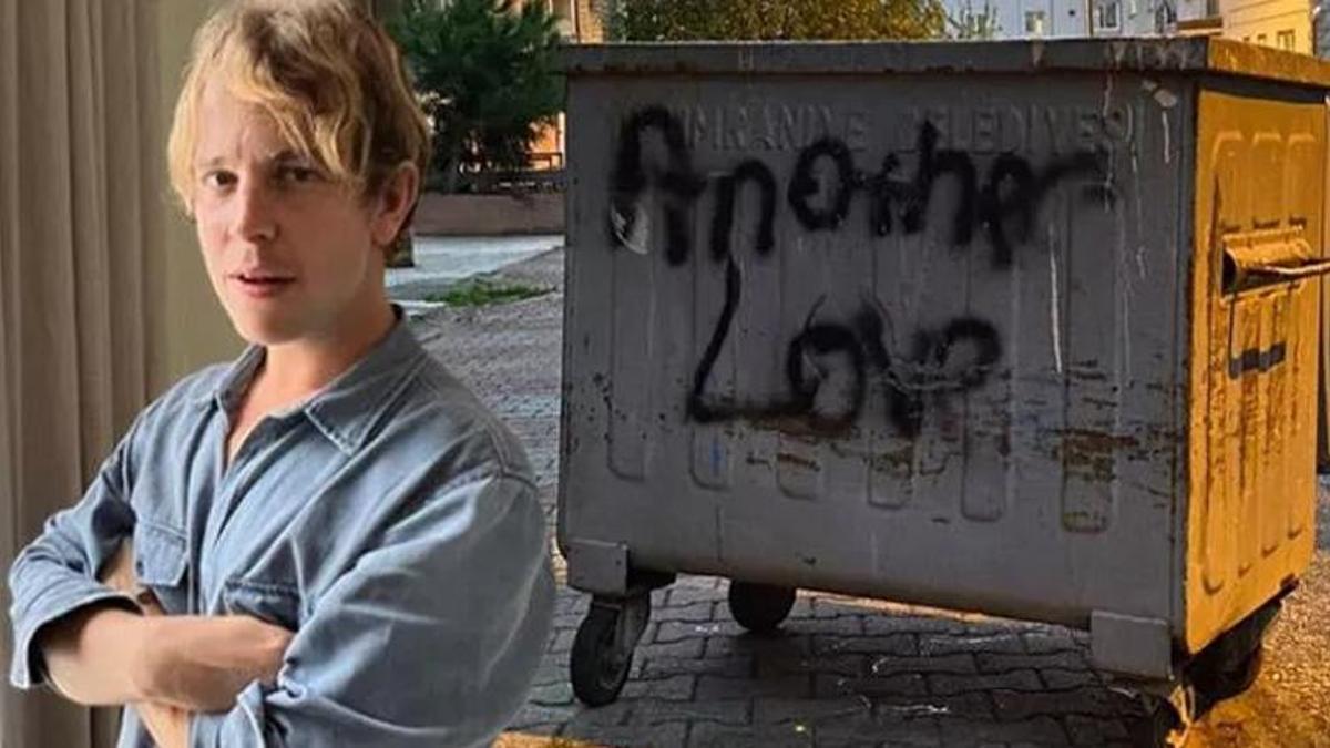 Tom Odell'in şarkısı Ümraniye'de çöp konteynerine yazıldı!