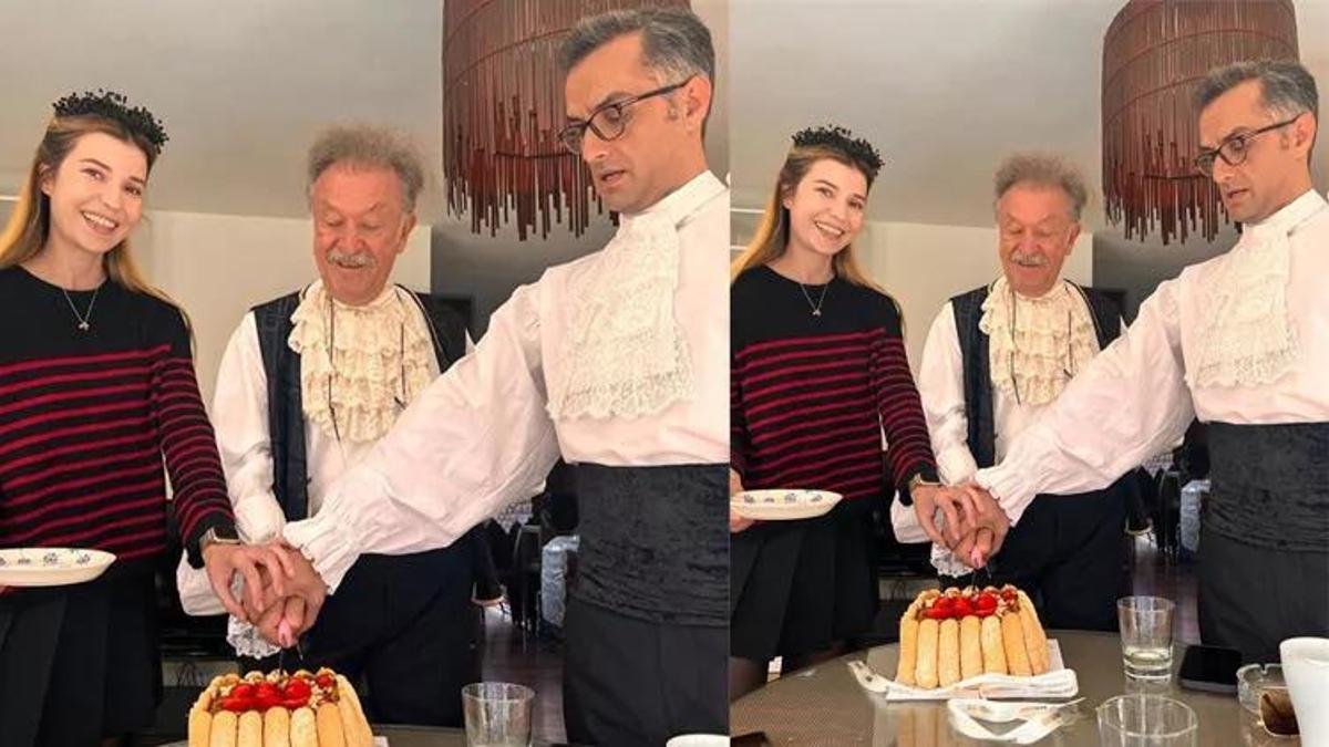 Camdaki Kız ekibinden Tamer Levent’e sette doğum günü kutlaması!
