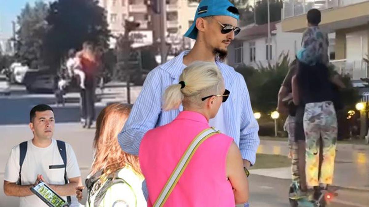 Ölüme meydan okuyorlar! Scooter üzerindeki görüntüler pes dedirtti, bebeğini taşıyan da var