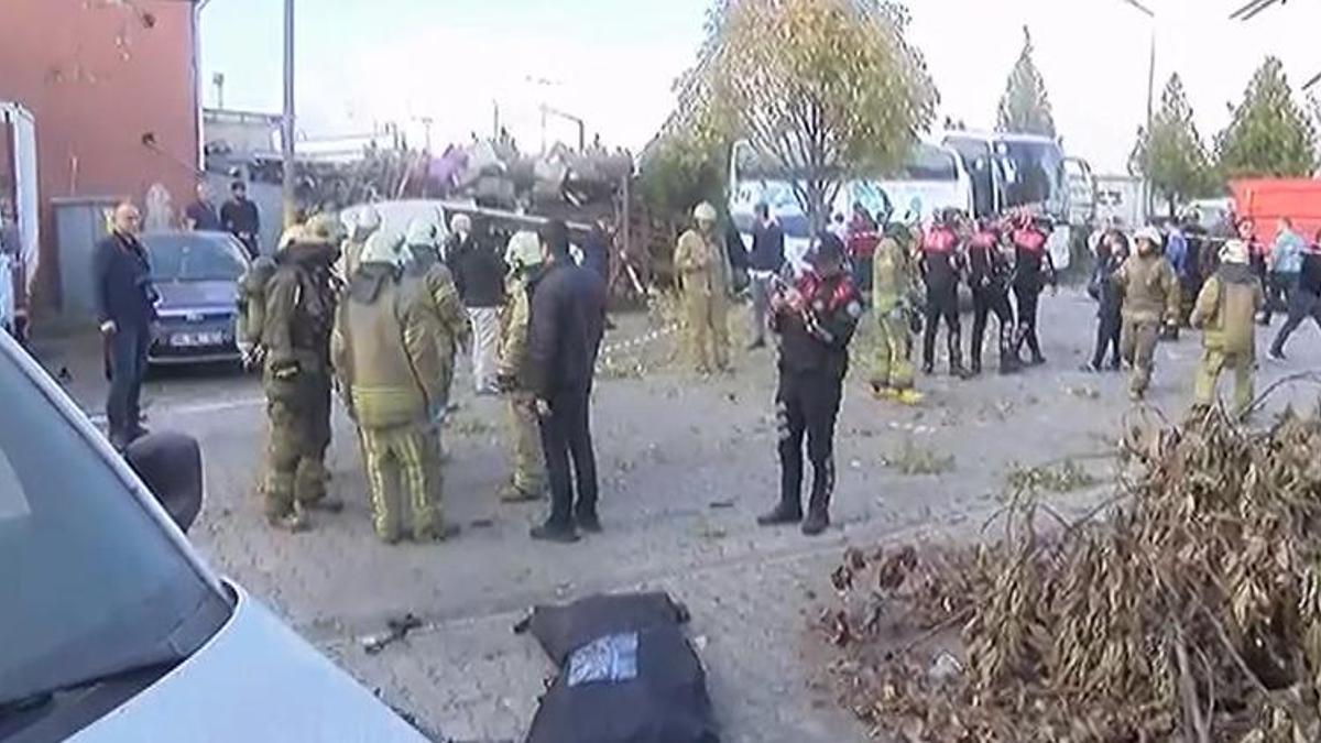 İkitelli Esenler Sanayi Sitesi'nde patlama: 1 ölü, 3 yaralı