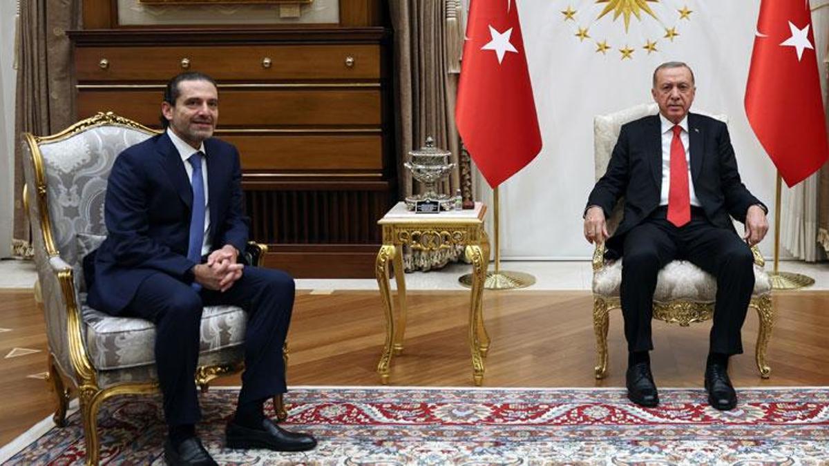 Cumhurbaşkanı Erdoğan, eski Lübnan Başbakanı Hariri'yi kabul etti