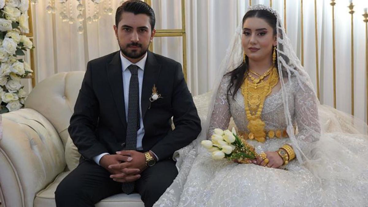 Aşiret düğününde gelinle damada 1,5 milyon liralık takı ve para