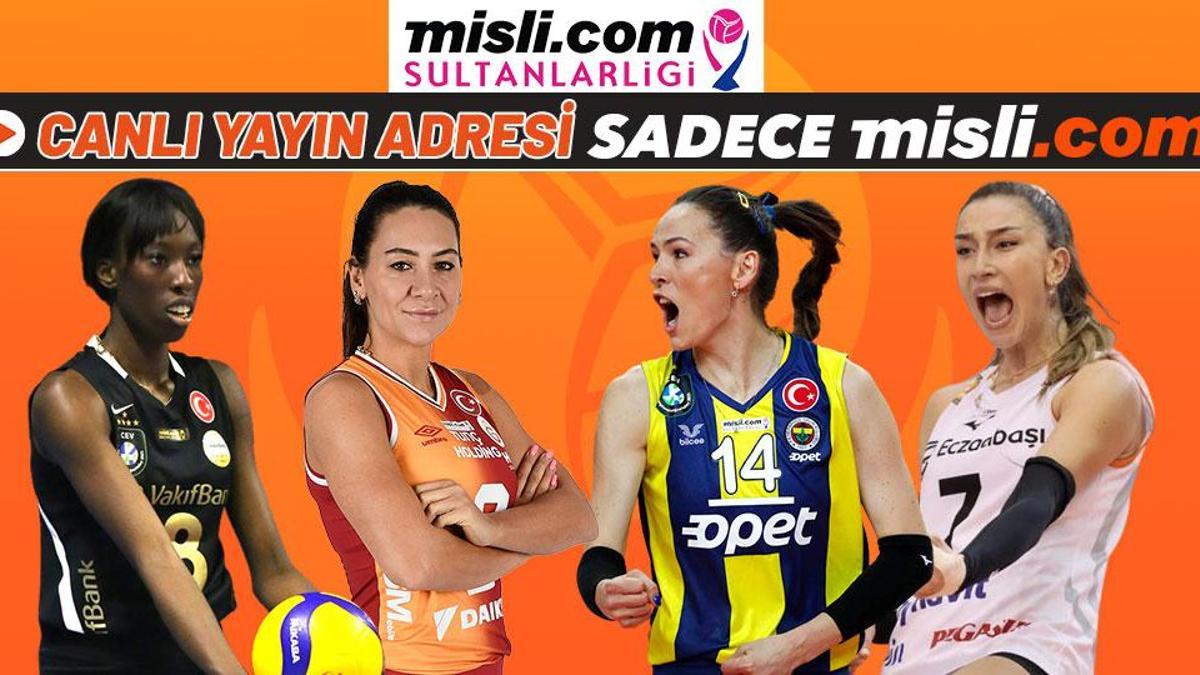 Sultanlar Ligi canlı yayınlarla sadece Misli.com'da