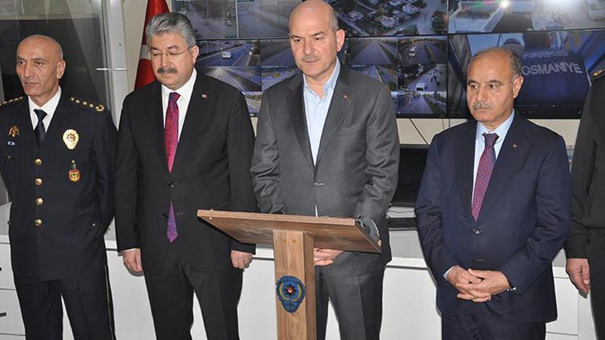 Bakan Soylu, Osmaniye'de uyuşturucu operasyonu yönetti; 130 gözaltı
