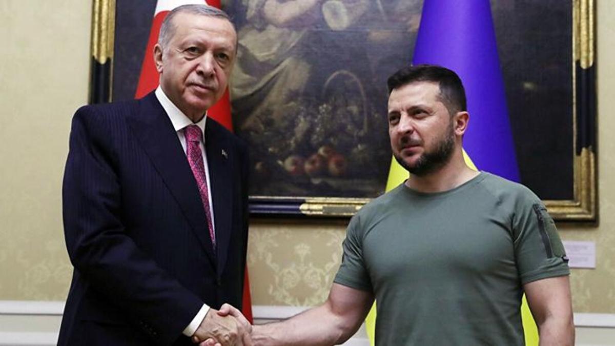 Ukrayna Devlet Başkanı Zelenskiy’den Cumhurbaşkanı Erdoğan’a “tahıl anlaşması” teşekkürü