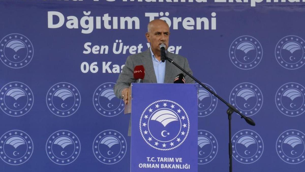 Bakan Kirişci: Üreticilerimize yaklaşık 25 milyon TL tutarında hibe desteğimiz söz konusu