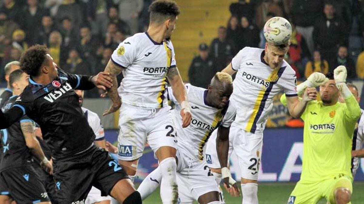 Ankaragücü ile Trabzonspor puanları paylaştı