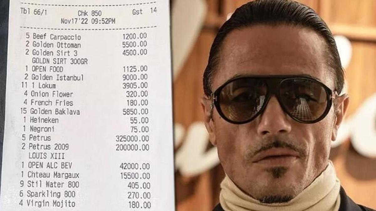 Nusret Gökçe'nin restoranındaki hesap şoke etti! 'Bu parayla daire almayı tercih ederim'