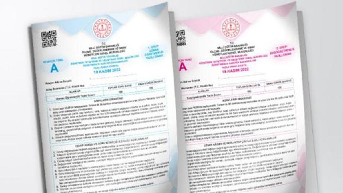 Başöğretmenlik ve uzman öğretmenlik soru ve cevapları yayınlandı! İşte Başöğretmenlik ve uzman öğretmenlik sınavı soru kitapçığı pdf indirme linki!