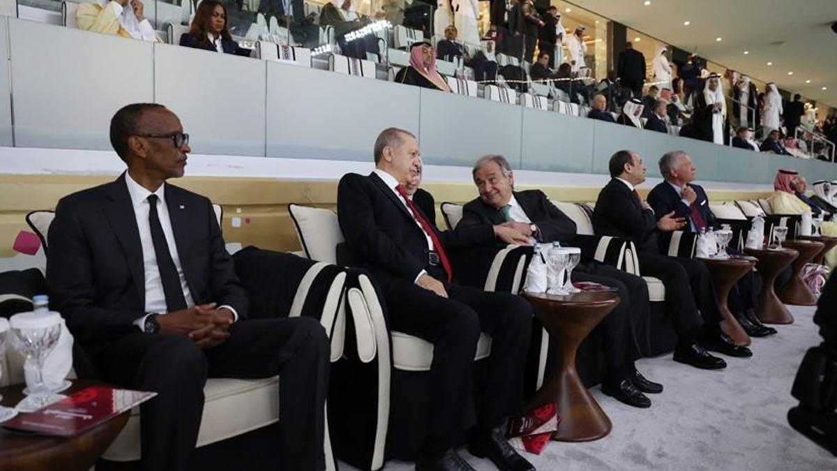Cumhurbaşkanı Erdoğan, 2022 FIFA Dünya Kupası açılış törenine katıldı