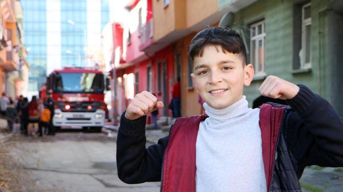12 yaşındaki Afgan, küçük Arman'ı alevlerin arasına girip yanmaktan kurtardı