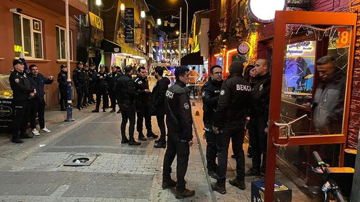 Barlar sokağında silahlı kavga!