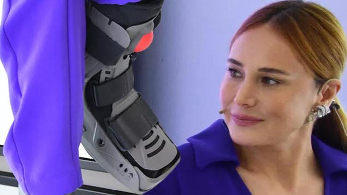 Burçin Terzioğlu'nun parmağı kırıldı!