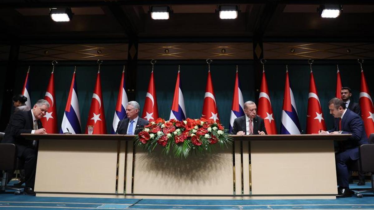Türkiye ile Küba arasında 6 anlaşma imzalandı