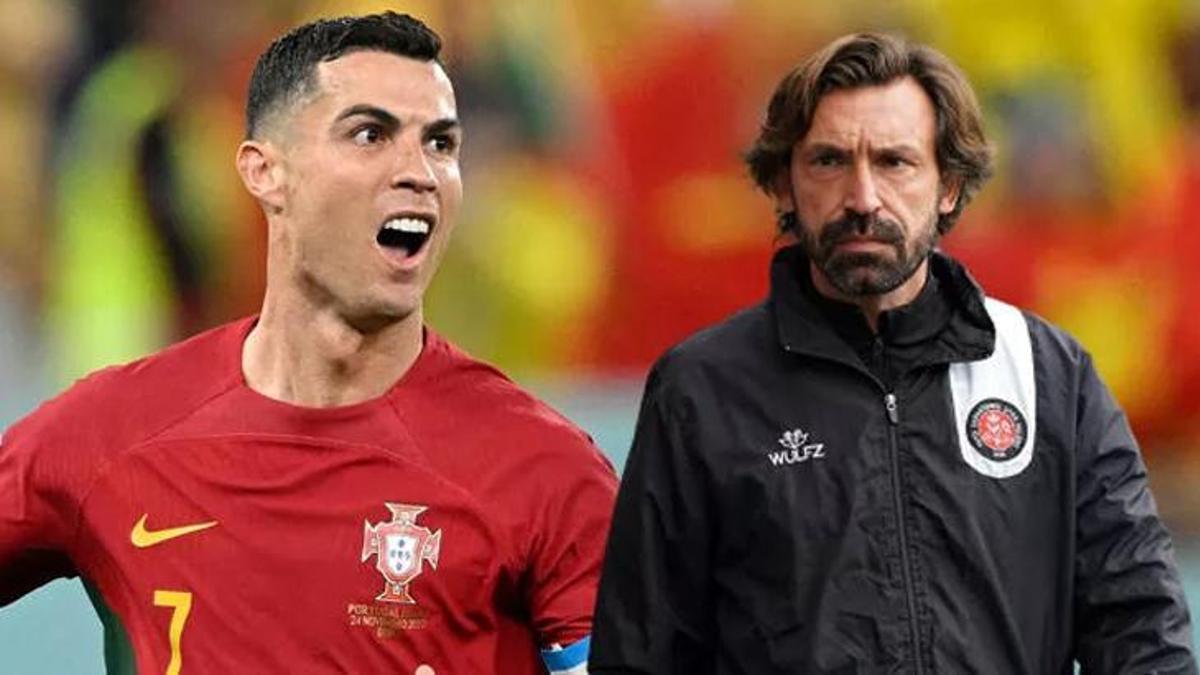 Efsane isim Pirlo'dan Cristiano Ronaldo açıklaması: İlginç bir karakter!