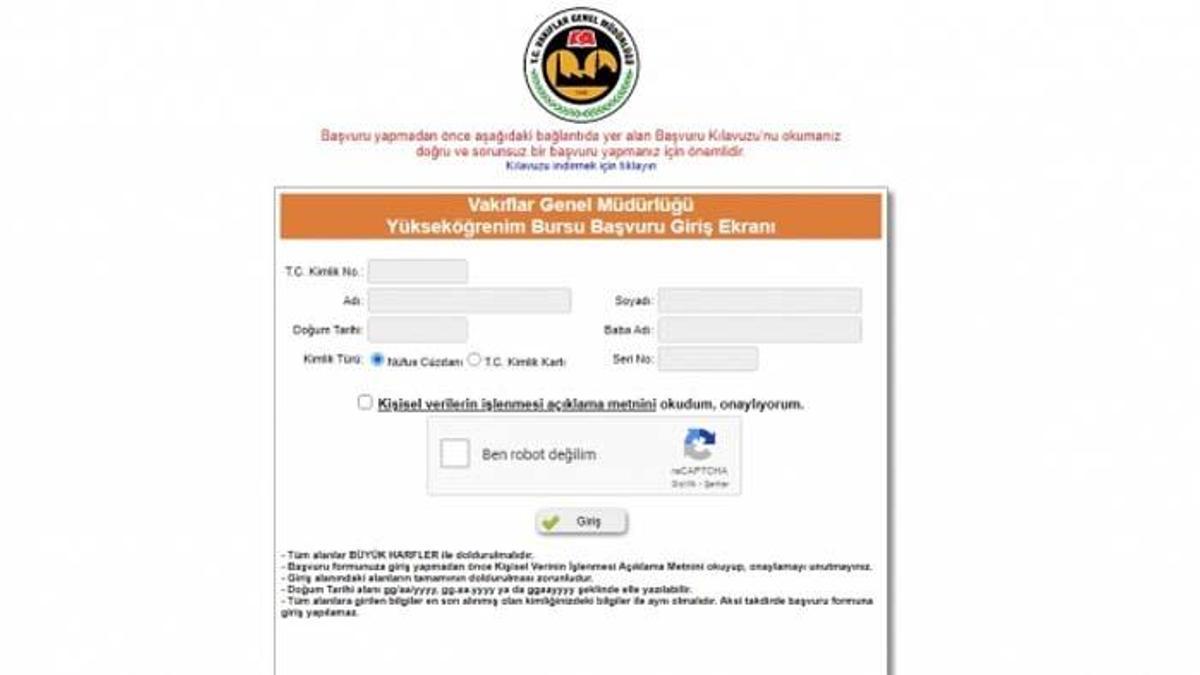 VGM burs başvurusu nasıl yapılır, 2023 VGM burs başvuru sonuçları ne zaman açıklanacak? VGM burs başvuru sonuçları sorgulama ve başvuru yapma ekranı!