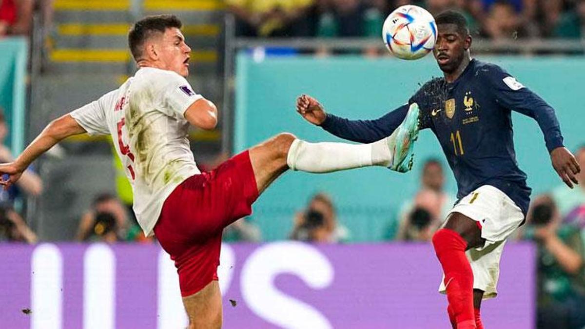 Dünya Kupası'nda Fransa, Danimarka'yı 2-1 yenerek adını son 16'ya yazdırdı