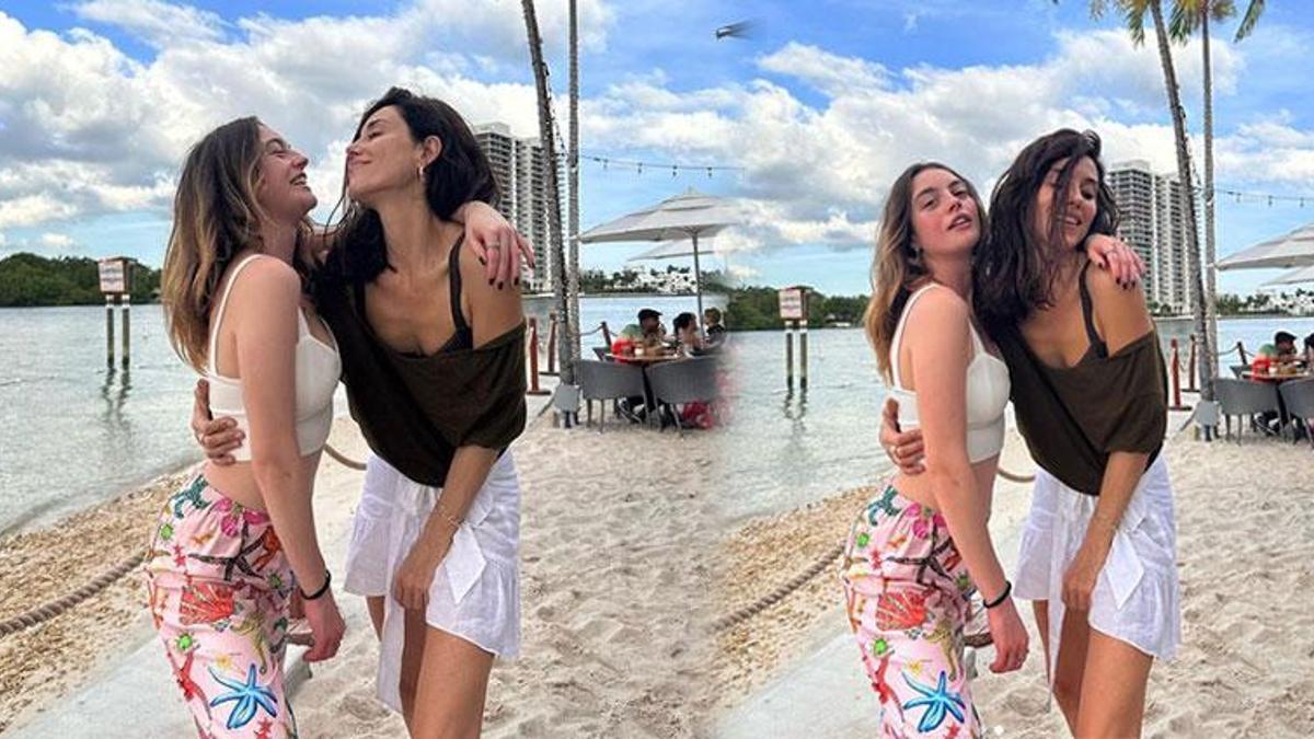 Melis Sezen ve Cansu Dere'den sahil pozları!