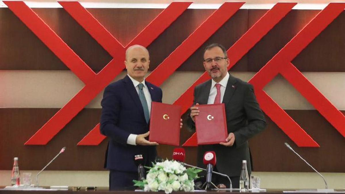 Gençlik ve Spor Bakanlığı ile YÖK arasında iş birliği protokolü